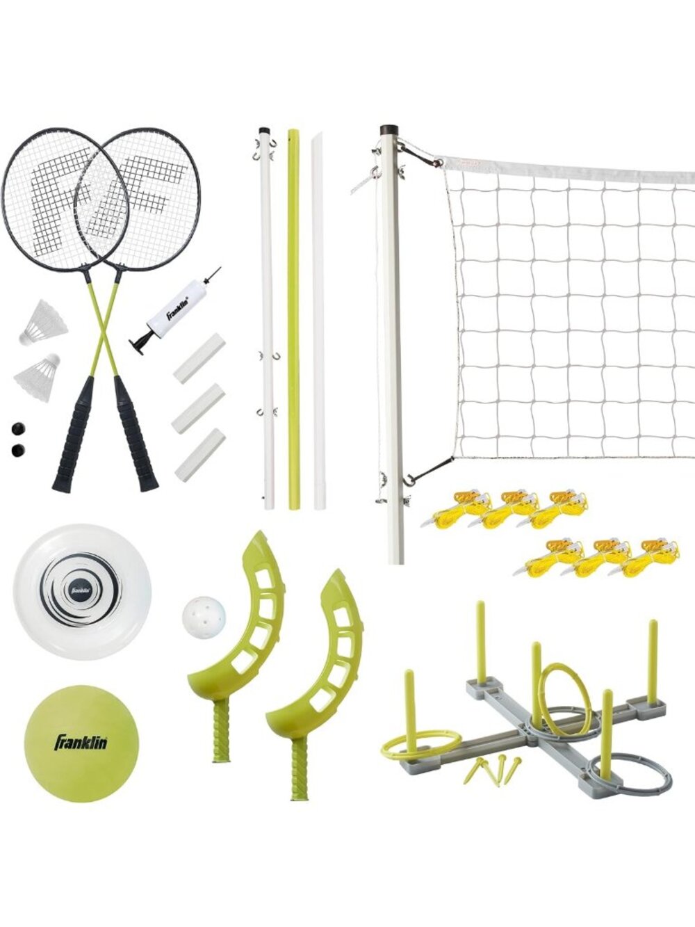 Outdoor Fun 5-in-1 Combo Set for Family Games, Backyard Activities & Parties